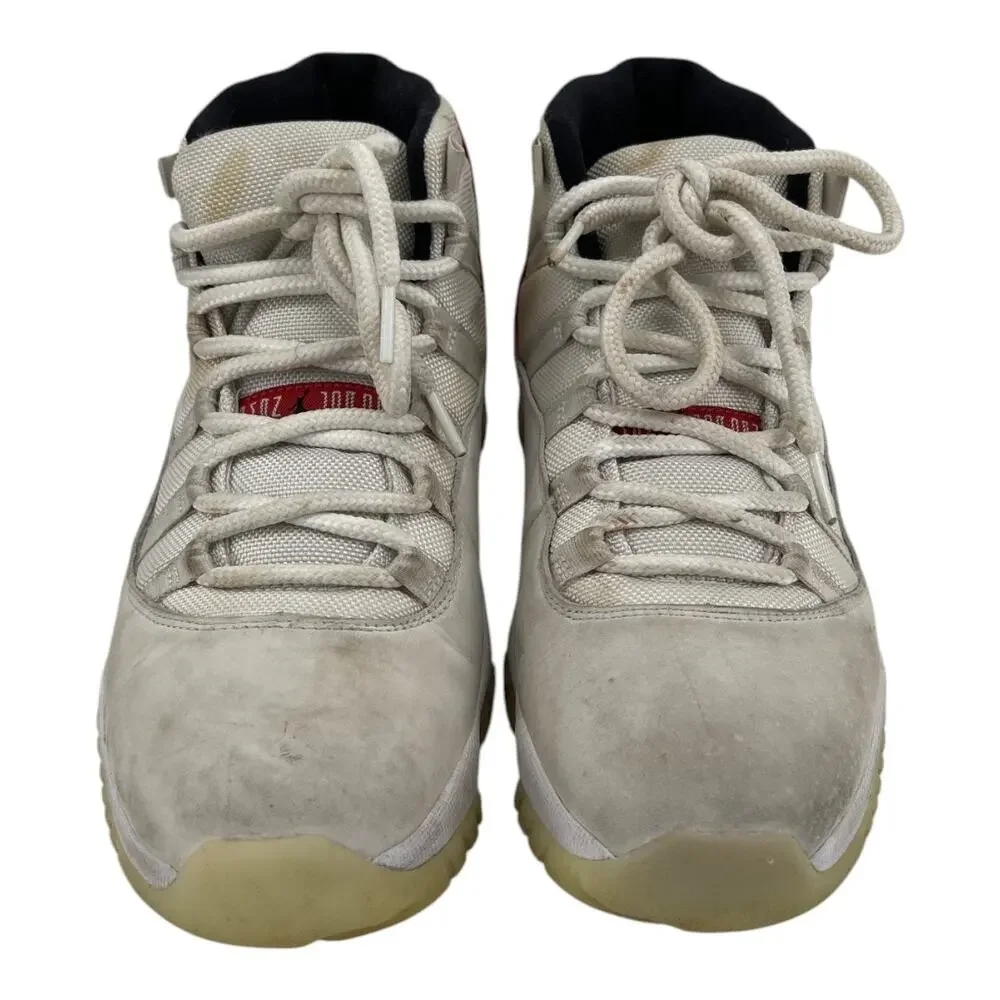 378037-016 Air Jordan 11 Retro “Platinum Tint/University Red” Men’s Size 10.5